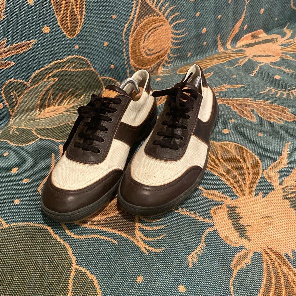 Louis Vuitton Canvas sneakers men size 9.5 made in Italy